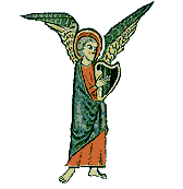 Manuscript Illumination of a Flying Angel